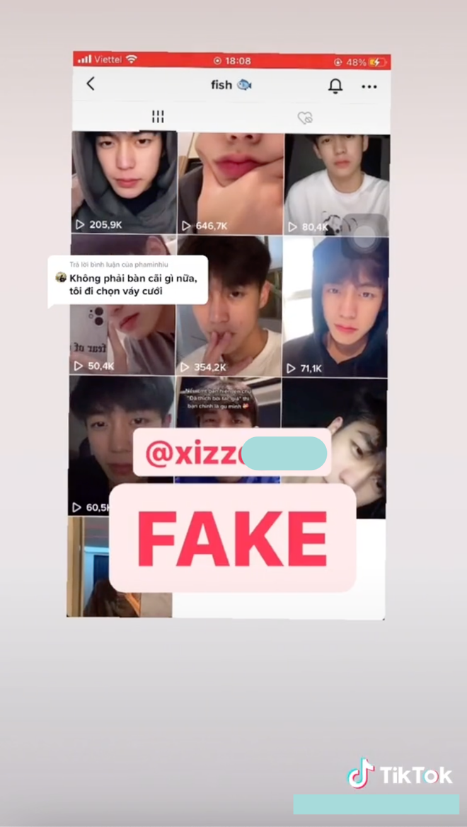 Chồng quốc dân” đình đám TikTok bất ngờ bị tố chôm ảnh trai đẹp nước ngoài để dẫn link kiếm tiền, hội chị em vẫn một mực tin tưởng ở anh”-2