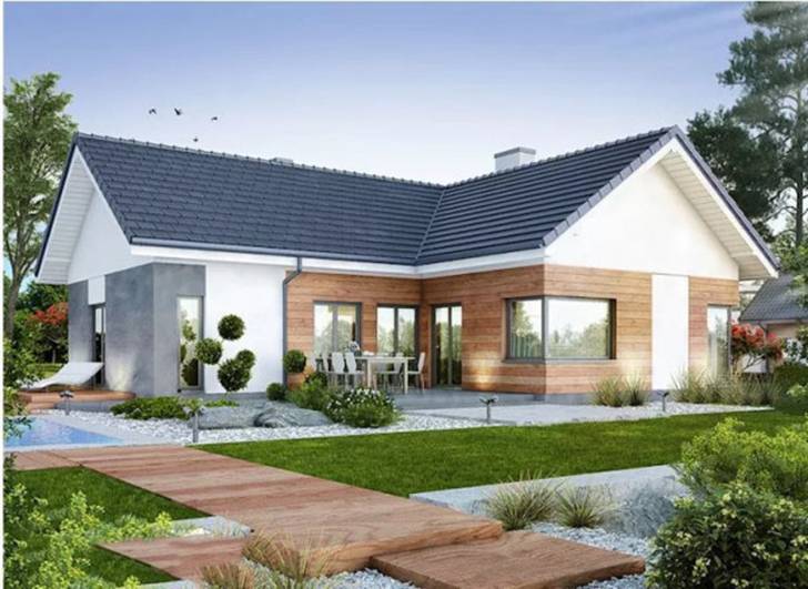 Mẫu nhà vườn cấp 4 có sân vườn hợp phong thuỷ gia chủ thích mê-1