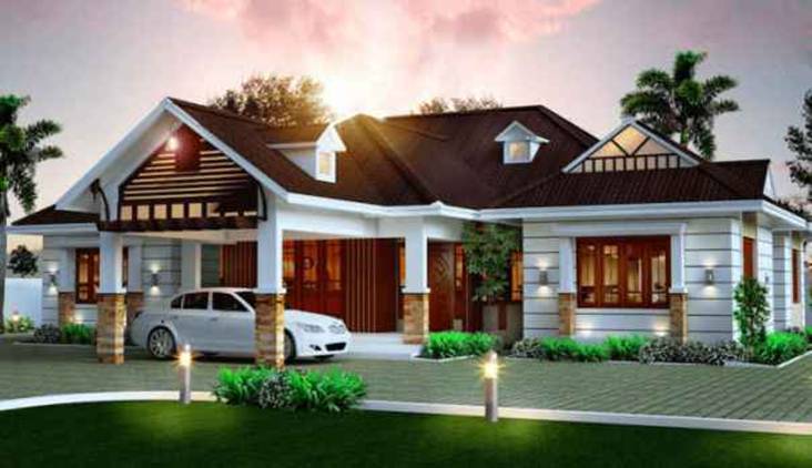 Mẫu nhà vườn cấp 4 có sân vườn hợp phong thuỷ gia chủ thích mê-2