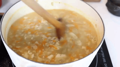 Vào bếp 10 phút là chị em có ngay món cháo nóng hổi, lại còn giúp giảm cân luôn!-4