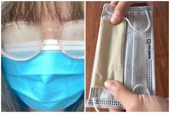 7 mẹo hay giúp bạn không bị mờ kính khi đeo khẩu trang