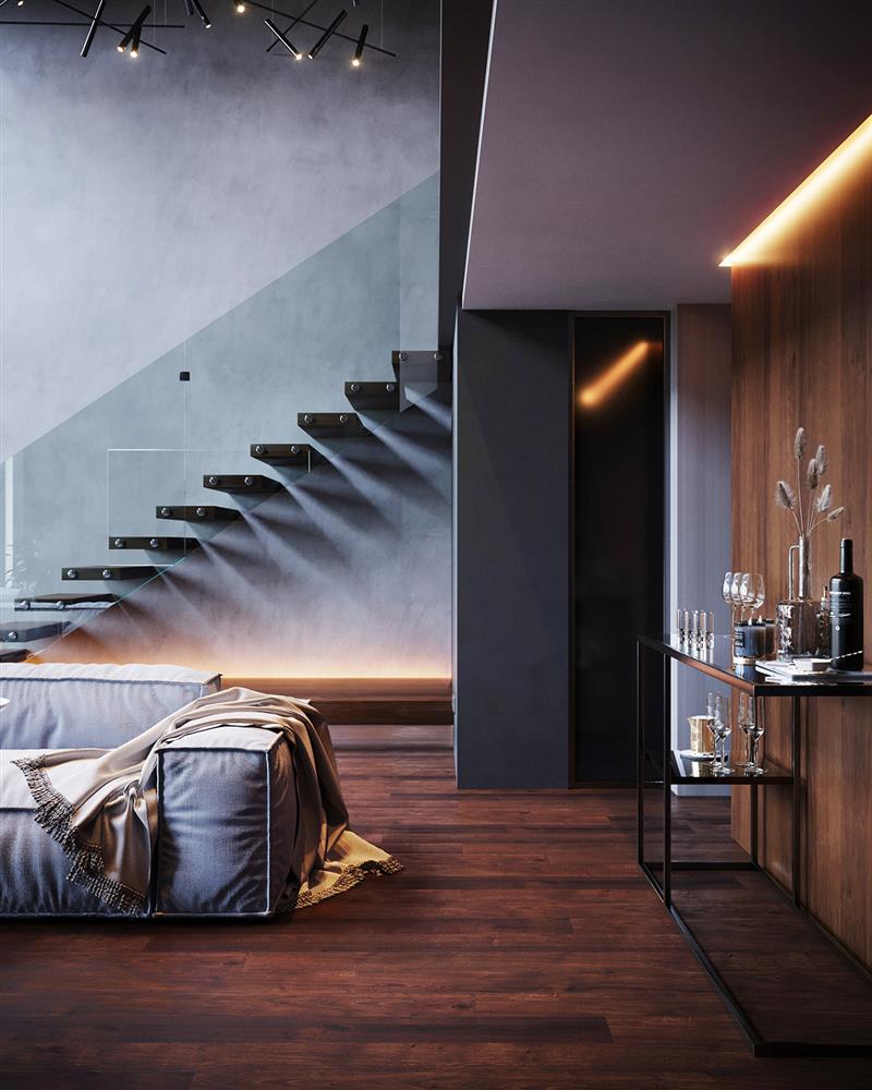 Cách bố trí phòng ngủ áp mái đầy cảm hứng, cho bạn những trải nghiệm mới mẻ, thú vị-25