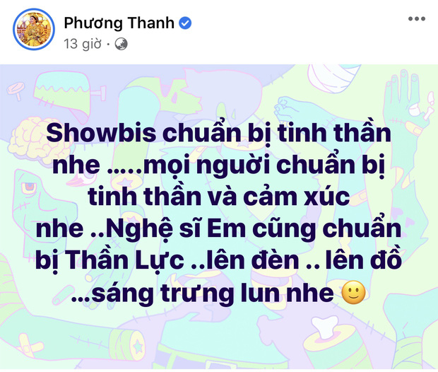 Phương Thanh úp mở: Showbiz chuẩn bị tinh thần, lên đèn, lên đồ sáng trưng luôn nhé-1