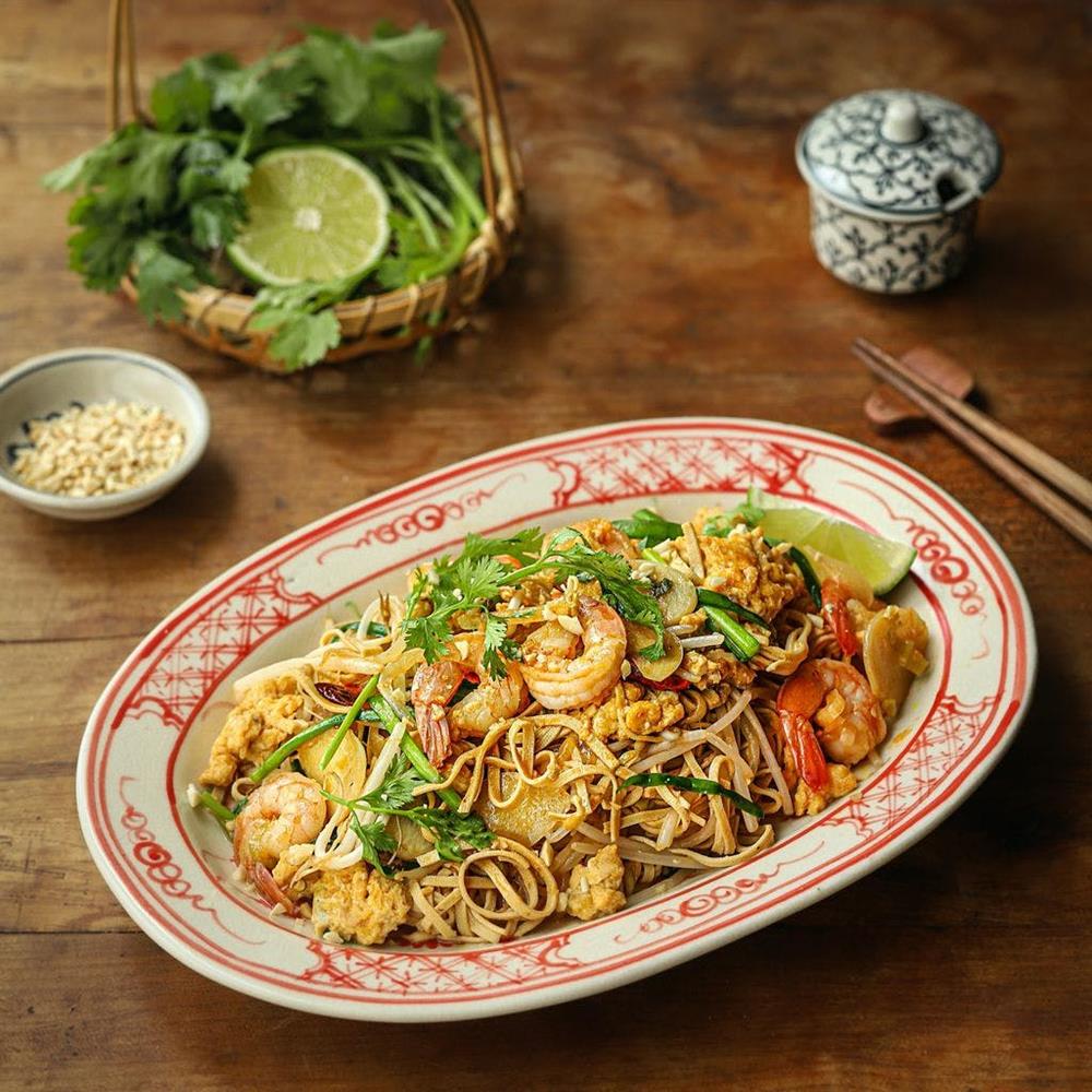 Mì tàu hũ xào tôm kiểu Thái:&nbsp;Món ngon thanh đạm, ăn nhiều cũng chẳng lo bị&nbsp;tăng cân, chị em ăn kiêng thì quá hợp lý-1