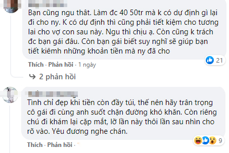 4 năm bao nuôi người yêu không tiếc một thứ gì, đến lúc khó khăn muốn được san sẻ chàng trai lại nhận về tuyên bố chối tai-5