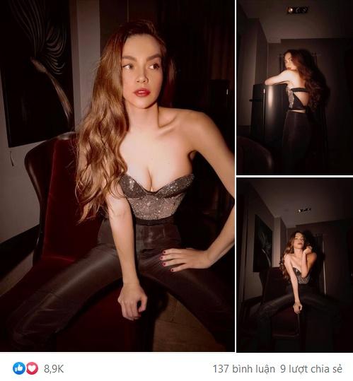 Vòng 1 Hà Hồ như muốn nhảy xổ ra ngoài vì chiếc lá gói xôi bé tí-1