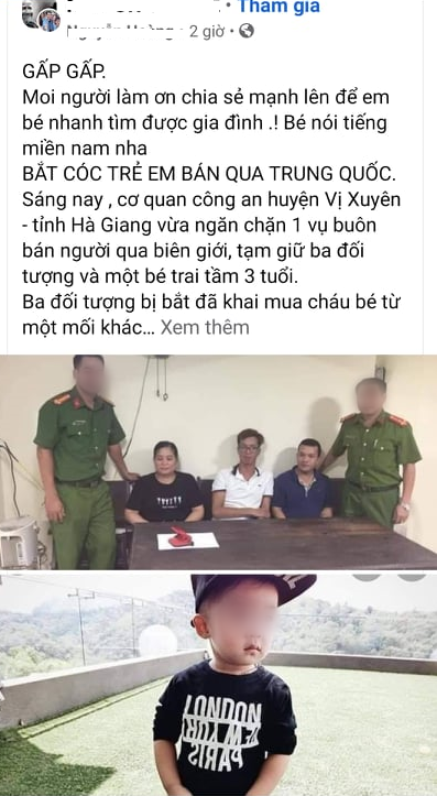 Sự thật thông tin bé trai mất tích ở Bình Dương được tìm thấy tại Hà Giang trước khi bị bán sang Trung Quốc-2