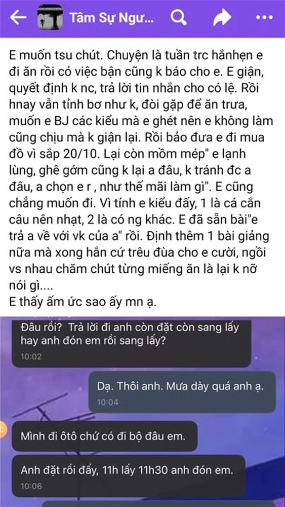 Hết hồn khi thâm nhập thế giới tiểu tam ngày 20/10: Người than vãn, kẻ khoe trò gạ quà cả chục triệu từ đàn ông-3