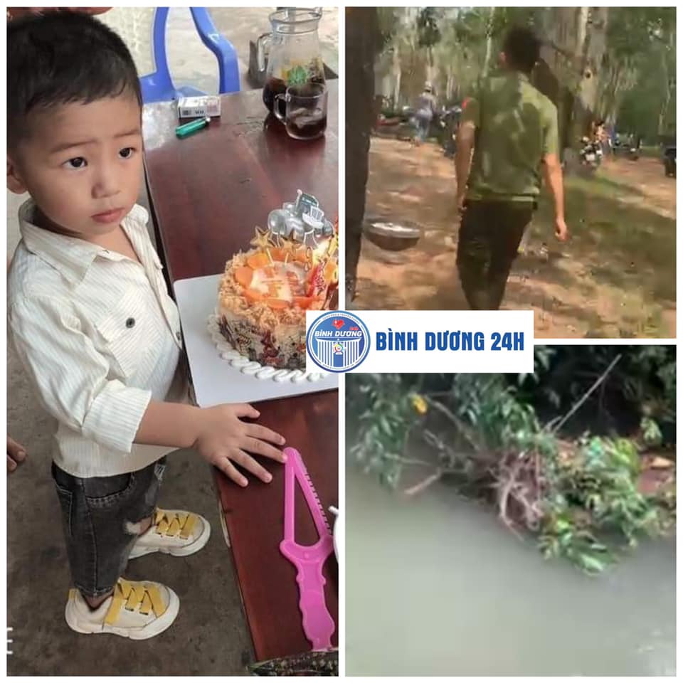Hình ảnh hiện trường nơi tìm thấy thi thể nghi là bé trai 2 tuổi mất tích ở Bình Dương-1