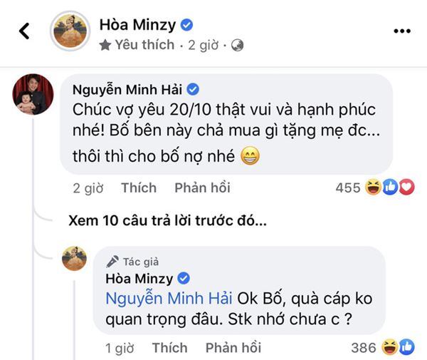 Từ Úc ông xã đại gia gửi lời chúc 20/10 cực ngọt, Hoà Minzy bình luận câu gì hợp ý 100% mẹ bỉm?-2