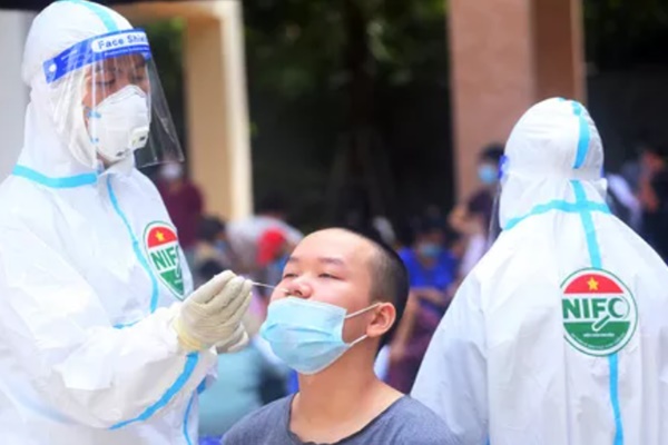 Hà Nội: 4 F1 tại một chung cư trên phố Minh Khai dương tính SARS-CoV-2, liên quan cô gái F0 về từ TP.HCM-1