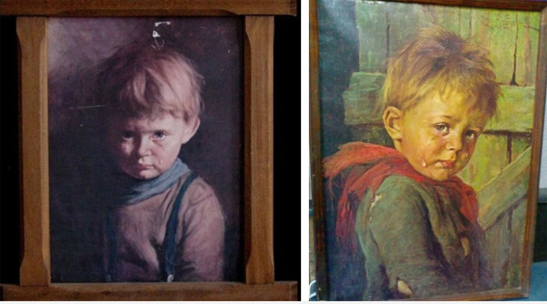 Bức tranh Cậu bé khóc bị nguyền rủa khiến cả nước Anh sợ hãi: Treo ở đâu là cháy ở đó trừ chính nó nhưng sự thật ẩn sau lại vô cùng kinh ngạc-3