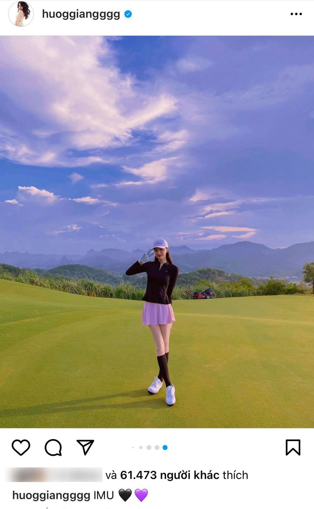 Hương Giang xả kho loạt ảnh khoe dáng mỏng tang trên sân golf-1