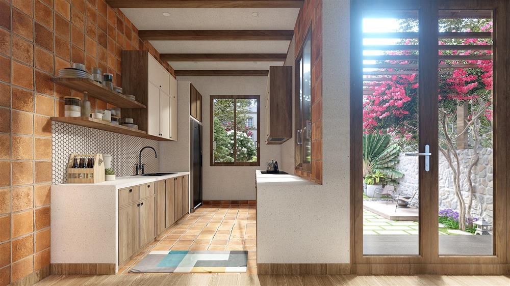 Ngôi nhà cấp 4 xây hết 800 triệu đồng ở đồng quê xào xạc, góc nào cũng đón gió trời mát mẻ-15