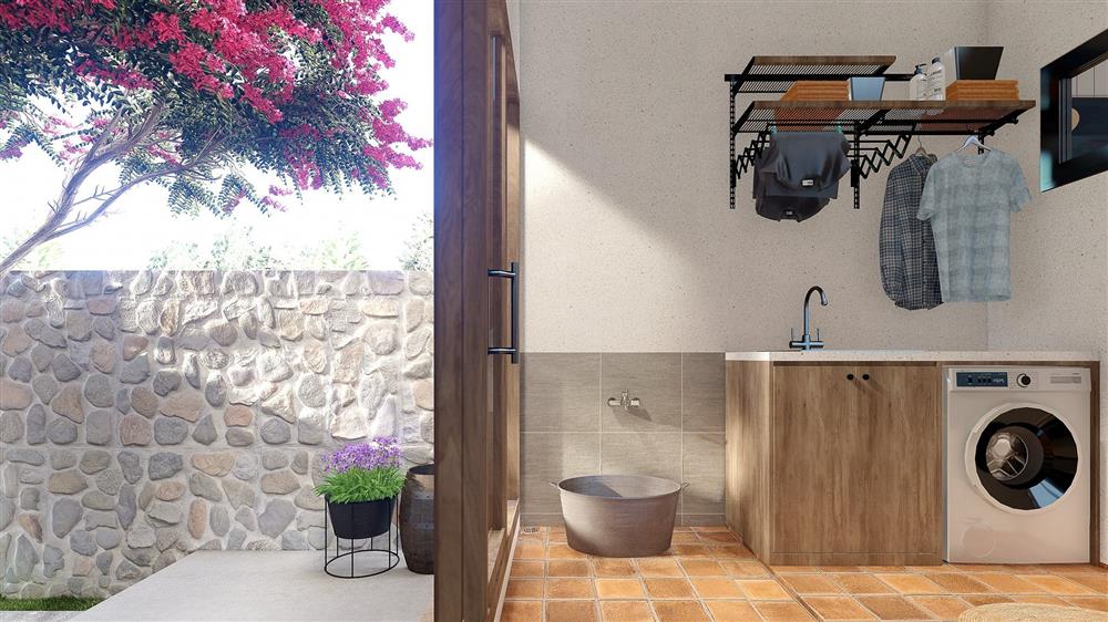 Ngôi nhà cấp 4 xây hết 800 triệu đồng ở đồng quê xào xạc, góc nào cũng đón gió trời mát mẻ-19