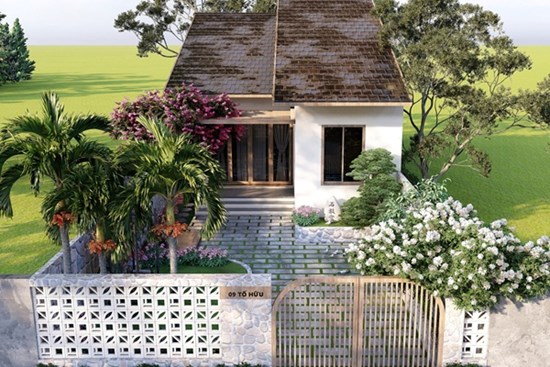 Ngôi nhà cấp 4 xây hết 800 triệu đồng ở đồng quê xào xạc, góc nào cũng đón gió trời mát mẻ