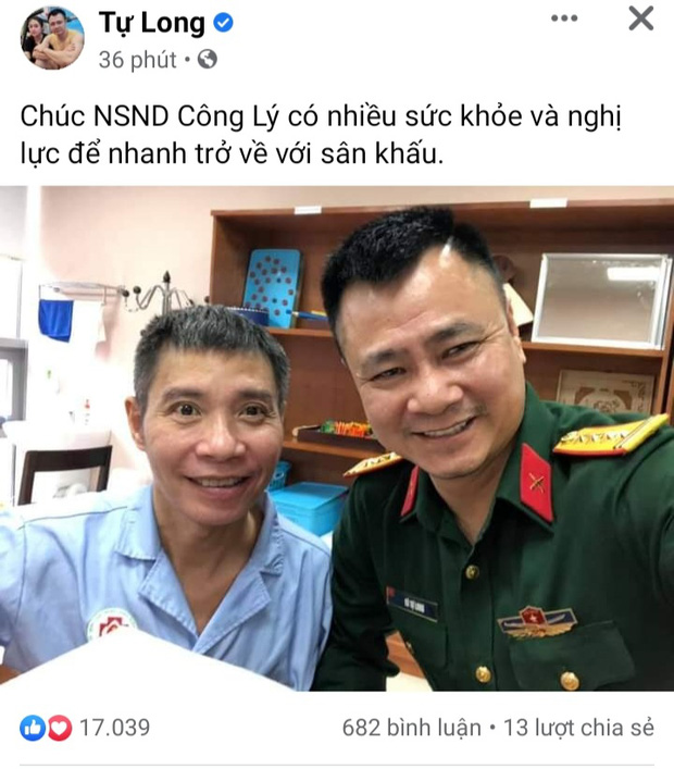 NS Công Lý gầy rộc đi sau 3 tháng nhập viện, cuộc hội ngộ với Tự Long gây ngậm ngùi-1
