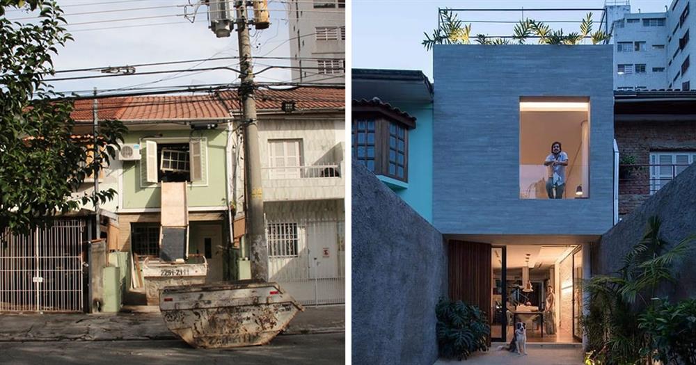 Hô biến” ngôi nhà nhỏ hẹp thành căn hộ tuyệt đẹp, thoáng rộng đến bất ngờ-1