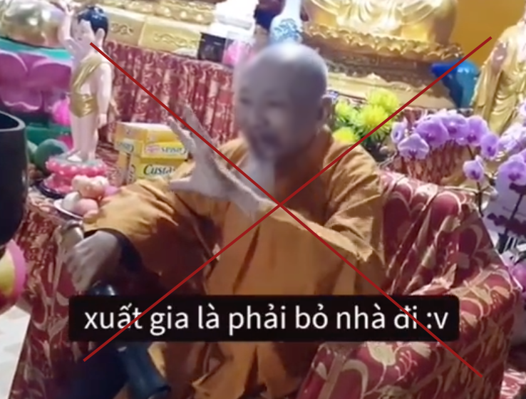 Dân mạng truyền nhau đoạn clip cảnh Quy y tại Tịnh thất Bồng Lai với nhiều điều được cho là khác xa định nghĩa Phật Giáo-2