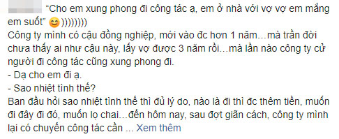 Lấy vợ xong thanh niên liên tục xin đi công tác, lý do thực sự bị lộ tẩy khiến ai cũng ngỡ ngàng-1