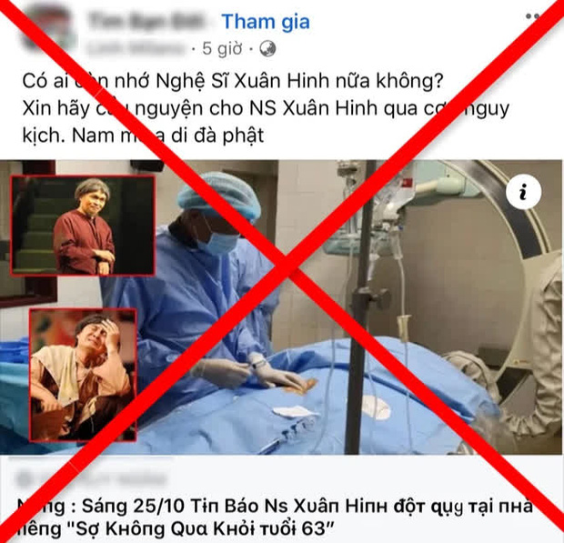 Phẫn nộ tin giả NS Xuân Hinh qua đời tại nhà riêng vì đột quỵ, thực hư là gì?-1