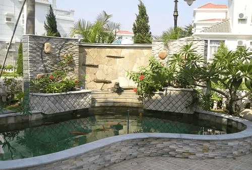 Làm hồ cá trong sân nhà hình gì thì có thể phát tài?-1