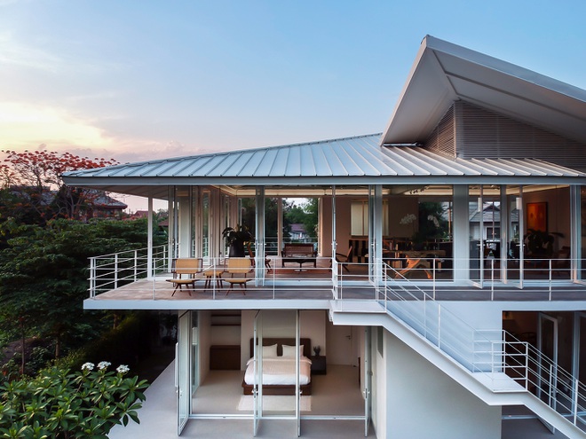 Biệt thự 340 m2 gần như không có tường-3