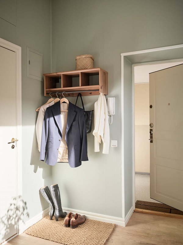 Căn hộ 50m2 trang trí màu xanh lá cây và đất nung cực tinh tế, điểm nhấn ấn tượng tạo nên không gian rộng mở-11