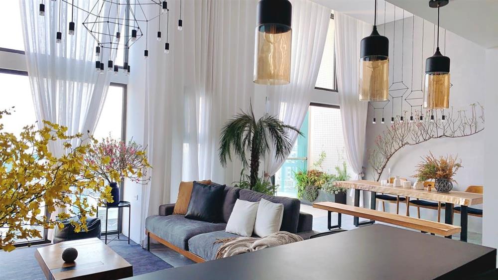 Penhouse 3 tầng phong cách châu Âu, có khu vườn chân mây của bà mẹ Hà thành-7