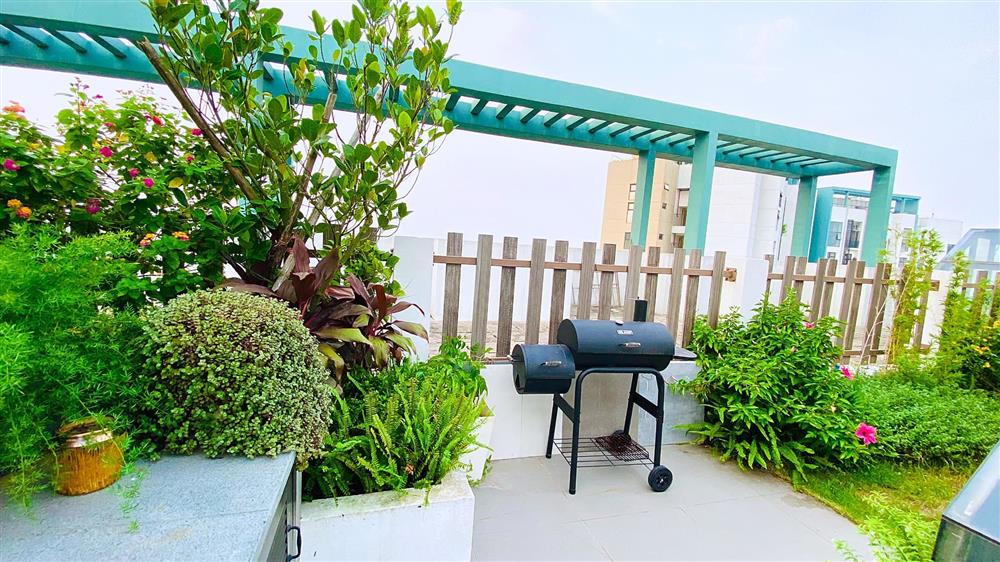 Penhouse 3 tầng phong cách châu Âu, có khu vườn chân mây của bà mẹ Hà thành-17