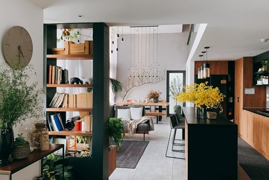 Penhouse 3 tầng phong cách châu Âu, có khu vườn chân mây của bà mẹ Hà thành
