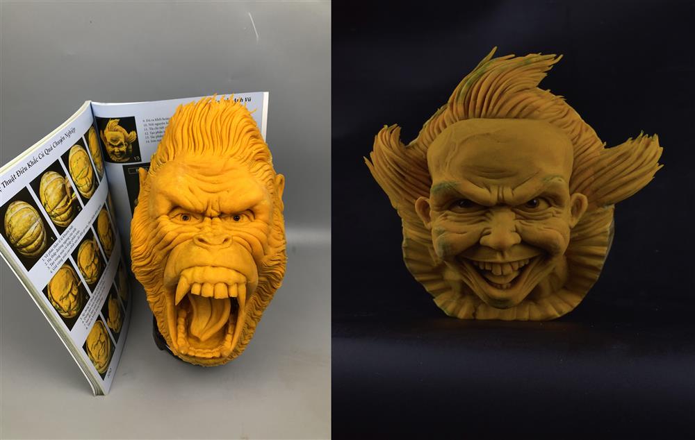 Gọt cái đầu lâu đáng sợ, anh thanh niên kiếm tiền triệu mỗi ngày-3