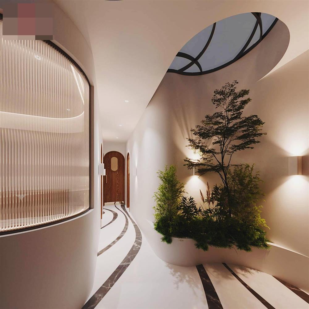 Ngôi nhà 3 tầng kiến trúc độc, lạ bố trí bếp trên sân thượng-4