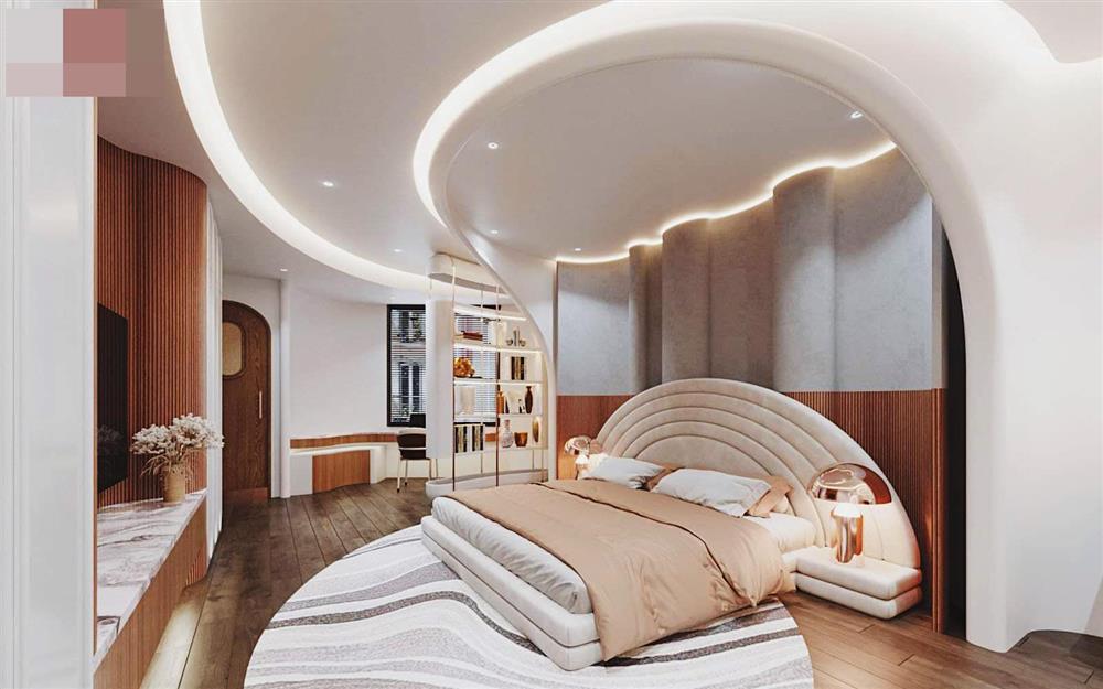 Ngôi nhà 3 tầng kiến trúc độc, lạ bố trí bếp trên sân thượng-13