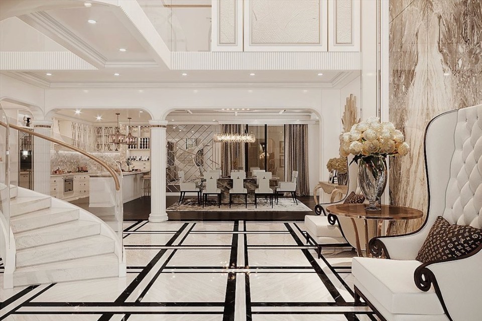 Chỉ bằng clip vài giây nhá hàng biệt thự vừa hoàn thành, Lệ Quyên khiến ai cũng choáng vì cơ ngơi quá quý tộc và đắt giá-1