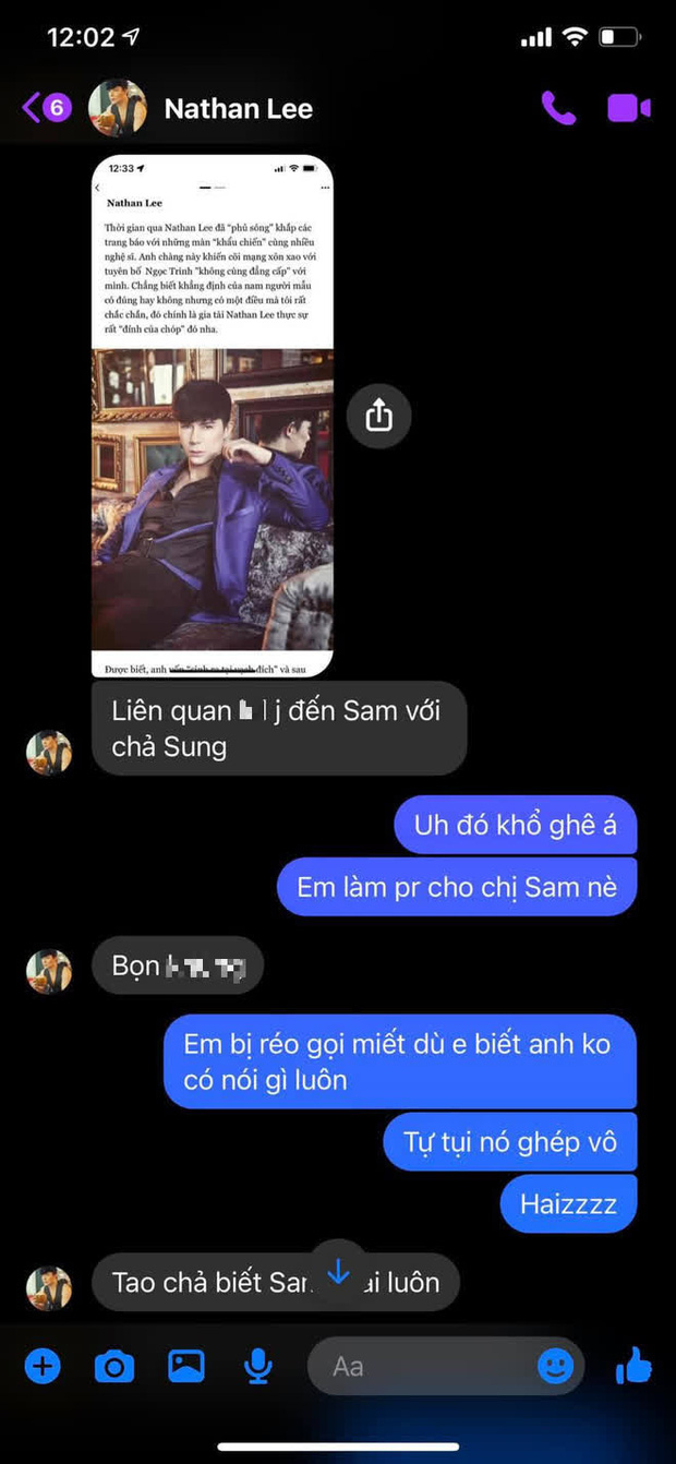 Sam chính thức lên tiếng: Gọi thẳng tên Nathan Lee, giải thích sao về quan hệ với ông trùm Điền Quân?-3