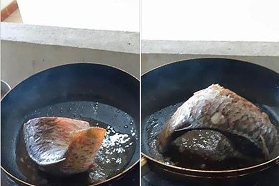 Rán cá không bị cong, không bắn 1 giọt dầu, không sát chảo chị em nào cũng cần biết