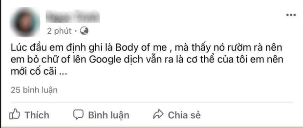 Cô gái thấy rườm rà nên bỏ 1 từ tiếng Anh khi đăng ảnh, không những vô nghĩa mà còn gây nên cuộc khẩu chiến ám ảnh kinh hoàng trên mạng-6
