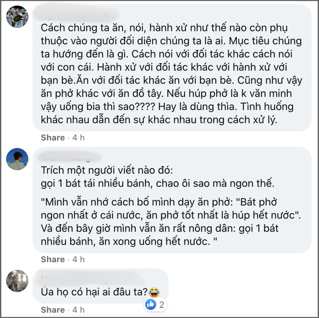 Bê cả tô Phở lên húp là hành vi của kẻ phàm phu tục tử?-3