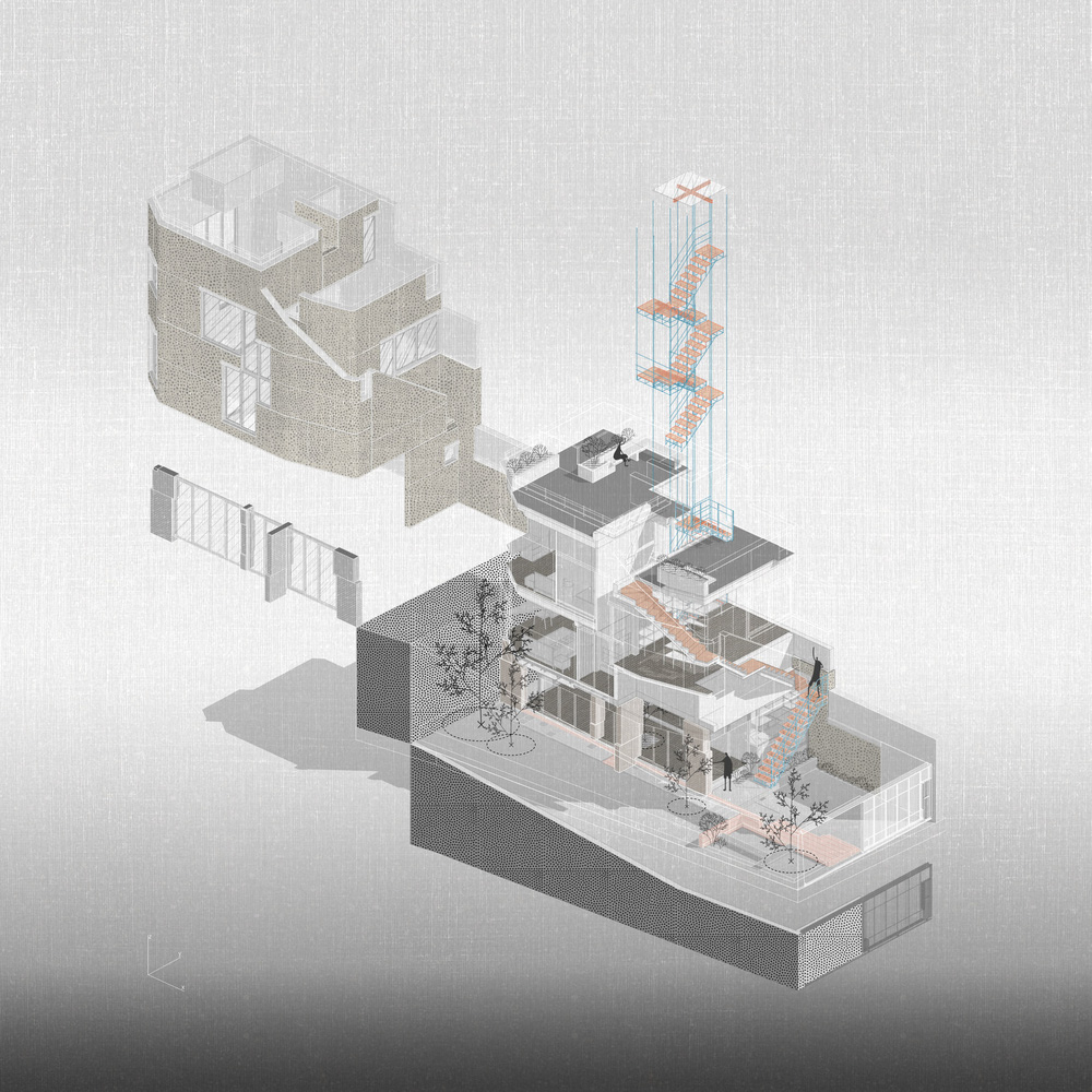 Nhà ở Đà Lạt được ví như cuộc chơi của những sự đối lập”, tận dụng cửa kính lấy view rừng đẹp quên sầu-17
