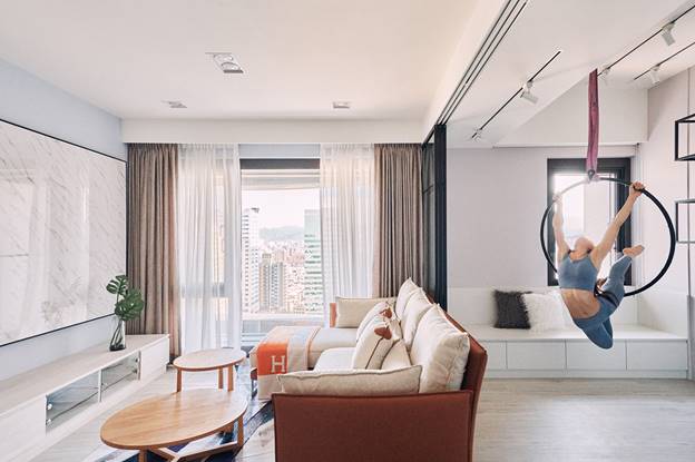 Căn hộ nhỏ xinh với phòng yoga đẹp không tưởng, hiện đại mà không kém phần lãng mạn-4