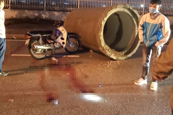 Ngổn ngang hiện trường vụ tai nạn khiến cặp vợ chồng sắp cưới tử vong cùng đứa con trong bụng ở Thái Nguyên