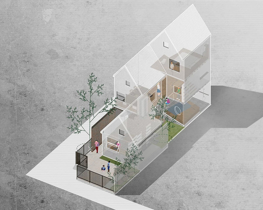 Nhà ở kết hợp phòng cho thuê ‘tuy chung mà riêng’-1