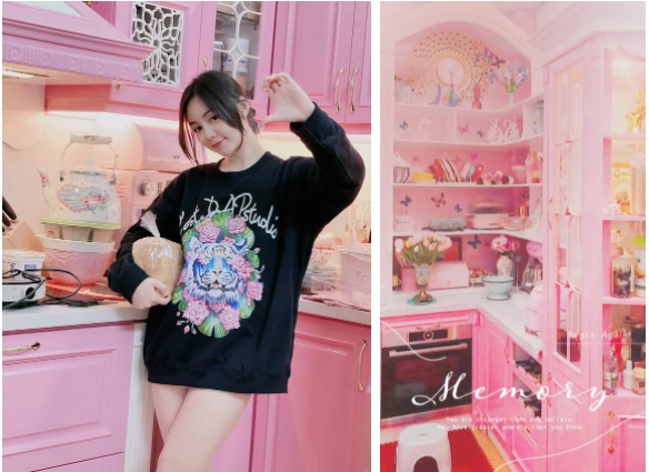 Căn bếp hồng toàn tập của Quỳnh Kool có gì mà người khen xinh, người lại chê không hợp để nấu nướng, đụng đâu vỡ đấy?-1