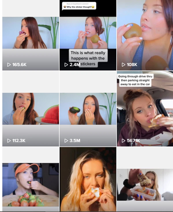 Cho quả dứa vào miệng nhai ngon lành, Tiktoker khiến dân mạng sởn da gà, xem loạt video lạ đời mới rõ mưu mô phía sau-2