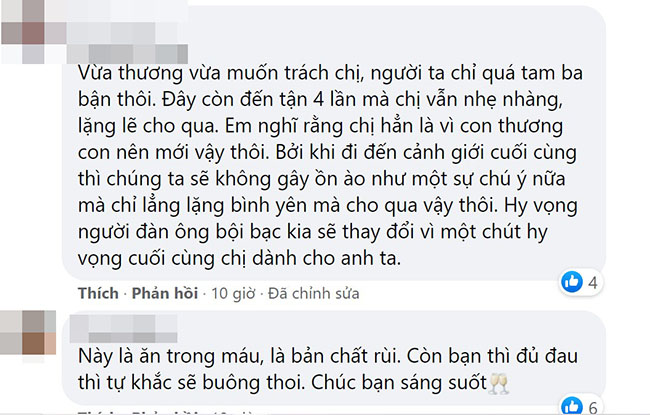 Người vợ 4 lần bị chồng cho mọc sừng vẫn bỏ qua, dân mạng cay đắng: Tha thứ để rồi lại có thêm sừng thôi!”-3