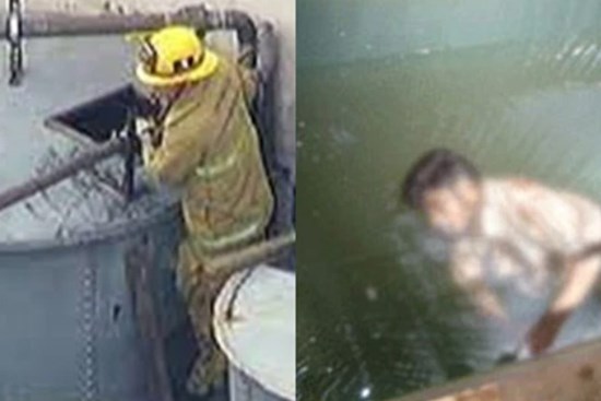 Thấy nước có mùi hôi thối kỳ lạ, nhân viên bệnh viện kiểm tra phát hiện cảnh tượng rùng rợn trong bể nước sâu 12m
