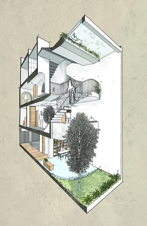 Rũ bỏ thiết kế lối mòn, đưa khoảng sân ra phía sau, đây là ngôi nhà Việt tiêu tốn quá nhiều chất xám cho phần thiết kế-28