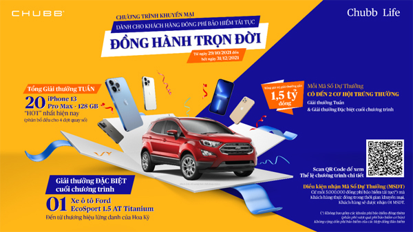 Chubb Life Việt Nam khuyến mại lớn đến cuối năm-3