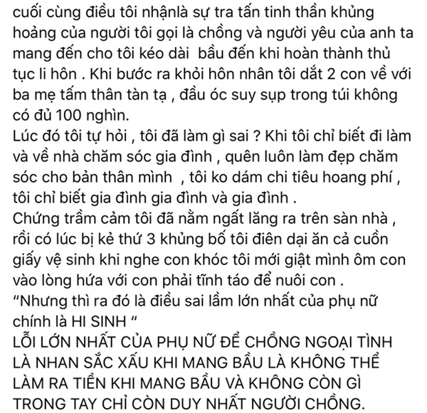 Một hoa hậu chỉ thẳng mặt chồng cũ Đặng Thu Thảo: Đểu, vũ phu, chăm lo tiểu tam nhưng chỉ chu cấp 4 triệu cho các con-3